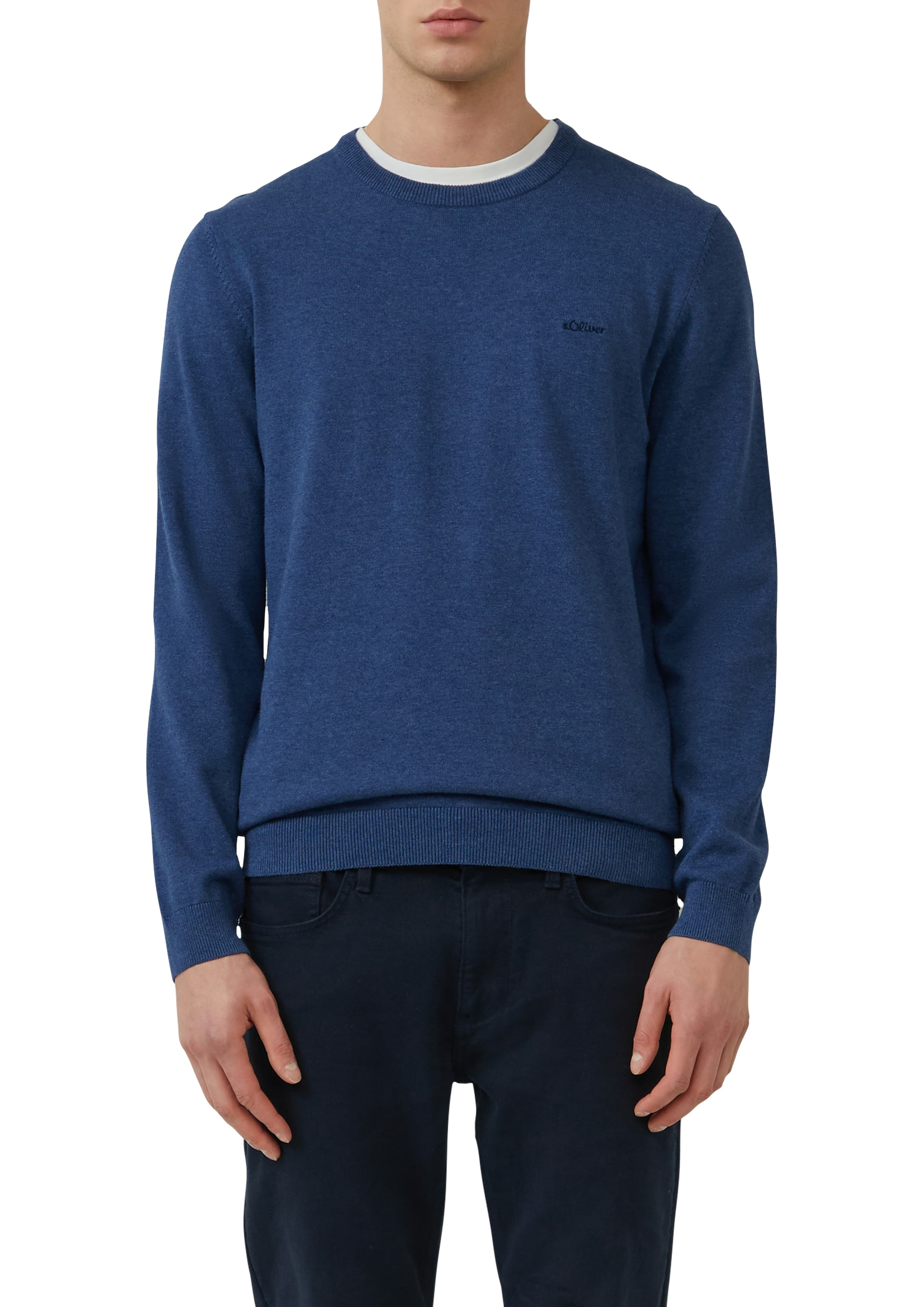 s.Oliver Strickpullover , mit Logostickerei