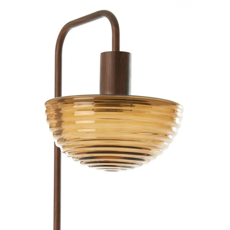 Tafellamp Baylie - Donkerbruin - 30x20x61cm