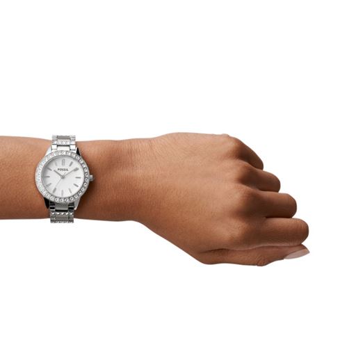 Fossil Jesse ES2362 Dameur, Sølv, 34 mm