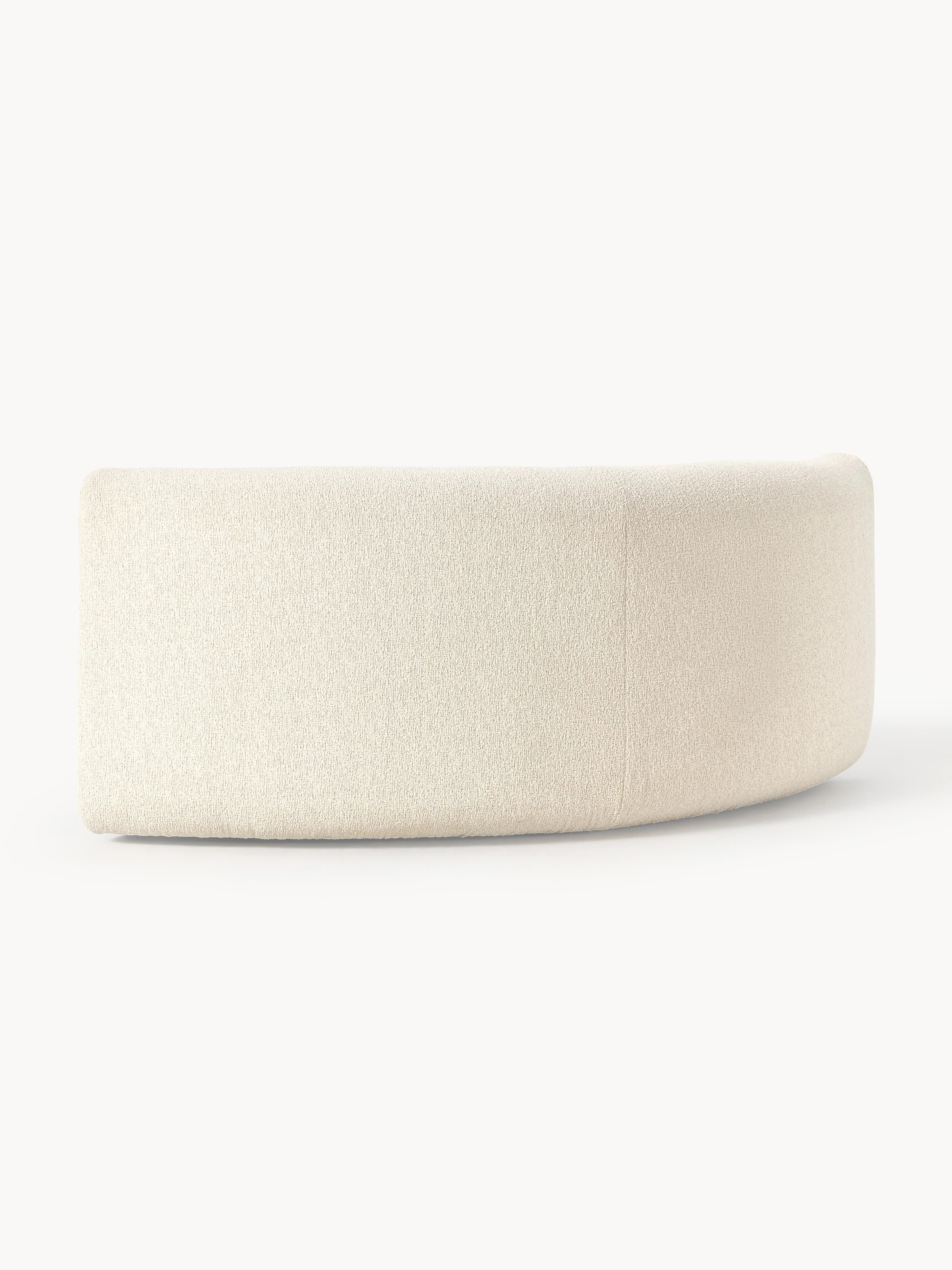 Ronde bouclé hoekmodule Sofia