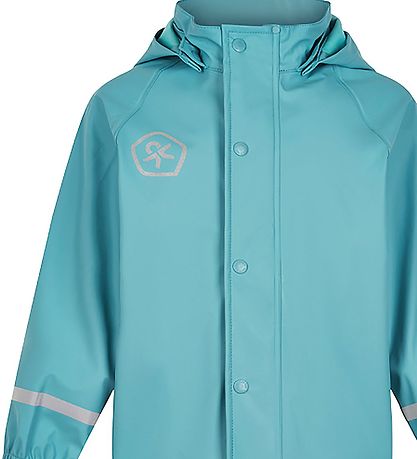 Color Kids Regenkleidung m. Träger - PU - Blue