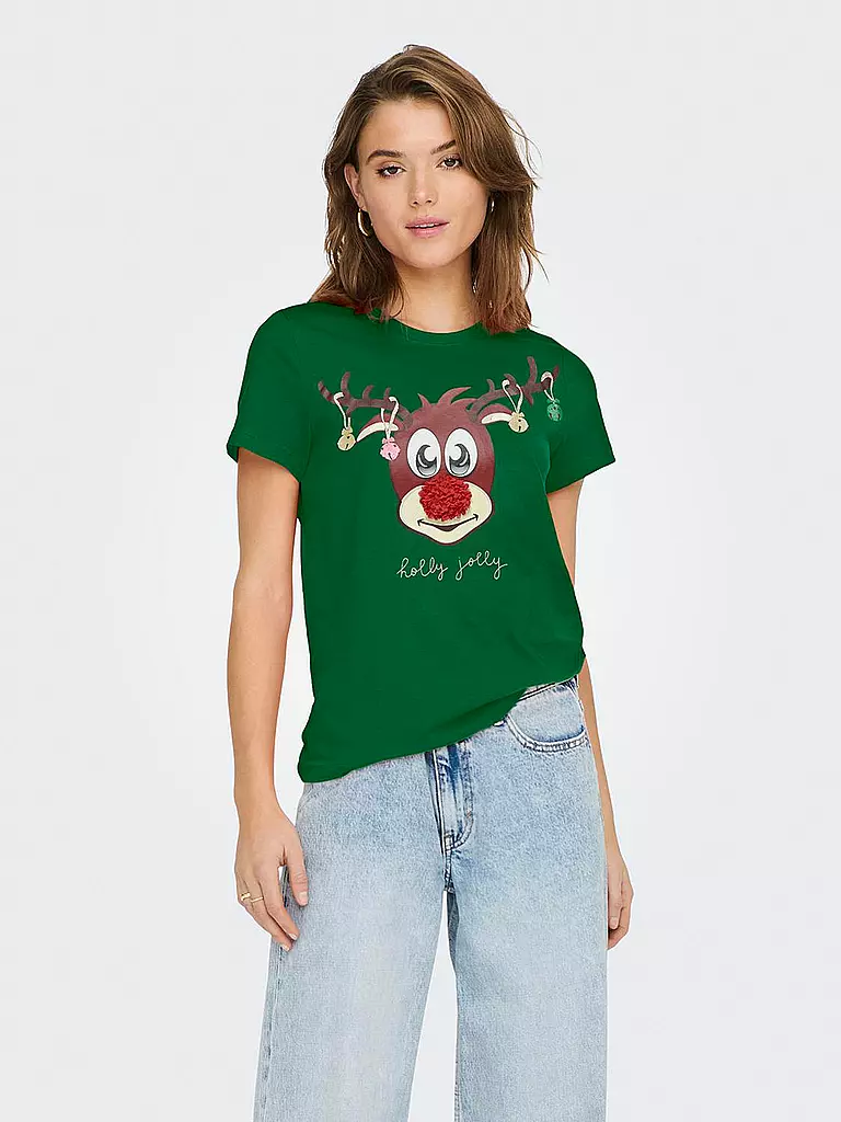 ONLY T-Shirt grün