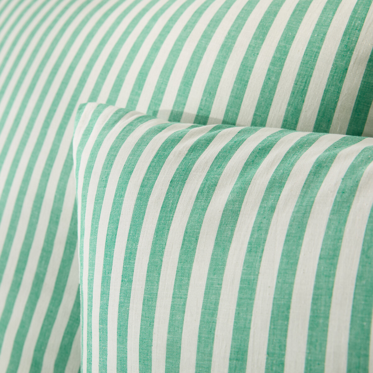 LA REDOUTE INTERIEURS<br>Fronha de algodão, verde, Soizic