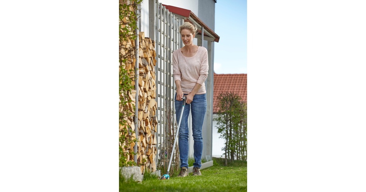 GARDENAComfort grasschaar op steel  (Turquoise/zwart, 12100-20)