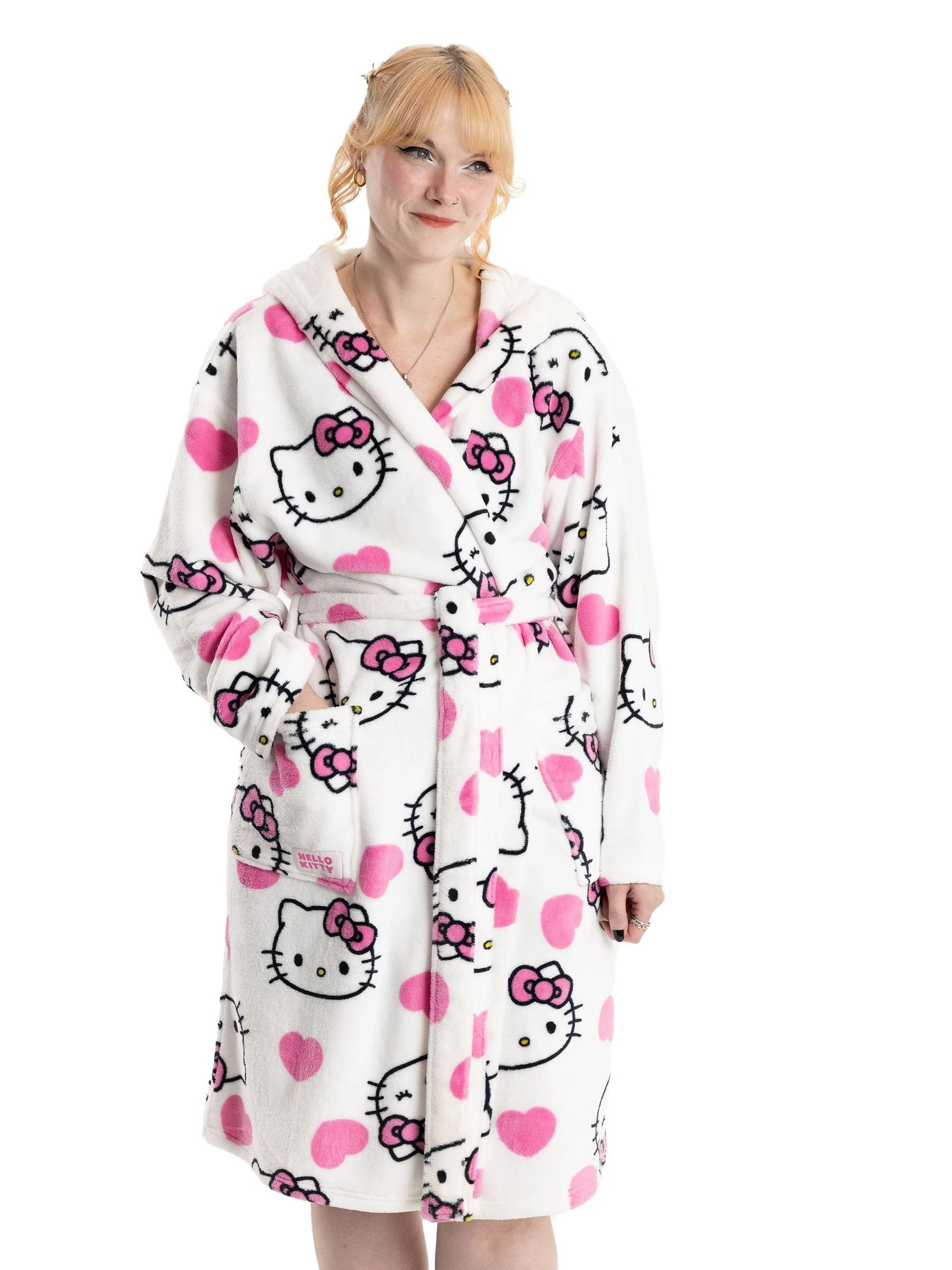 Vanilla Underground Hello Kitty Hooded Bath Robe