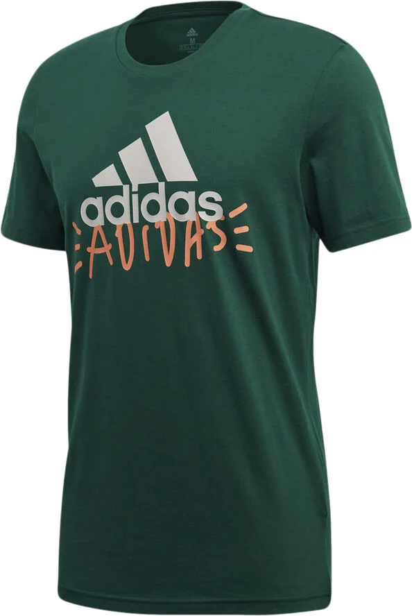 adidas Doodle Basic Badge Of Sport T-shirt Grøn