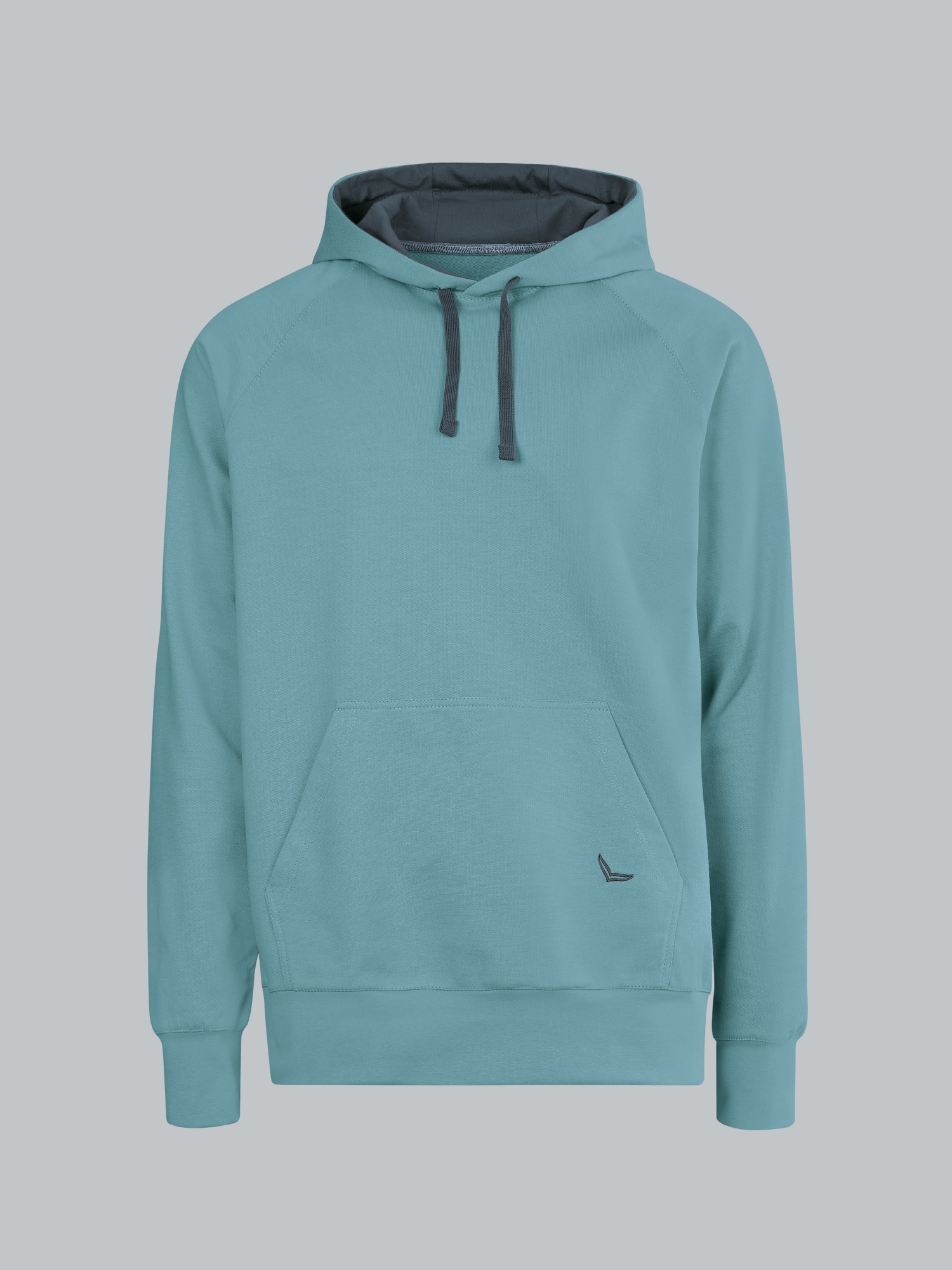 Kapuzensweatshirt aus Biobaumwolle Seegras
