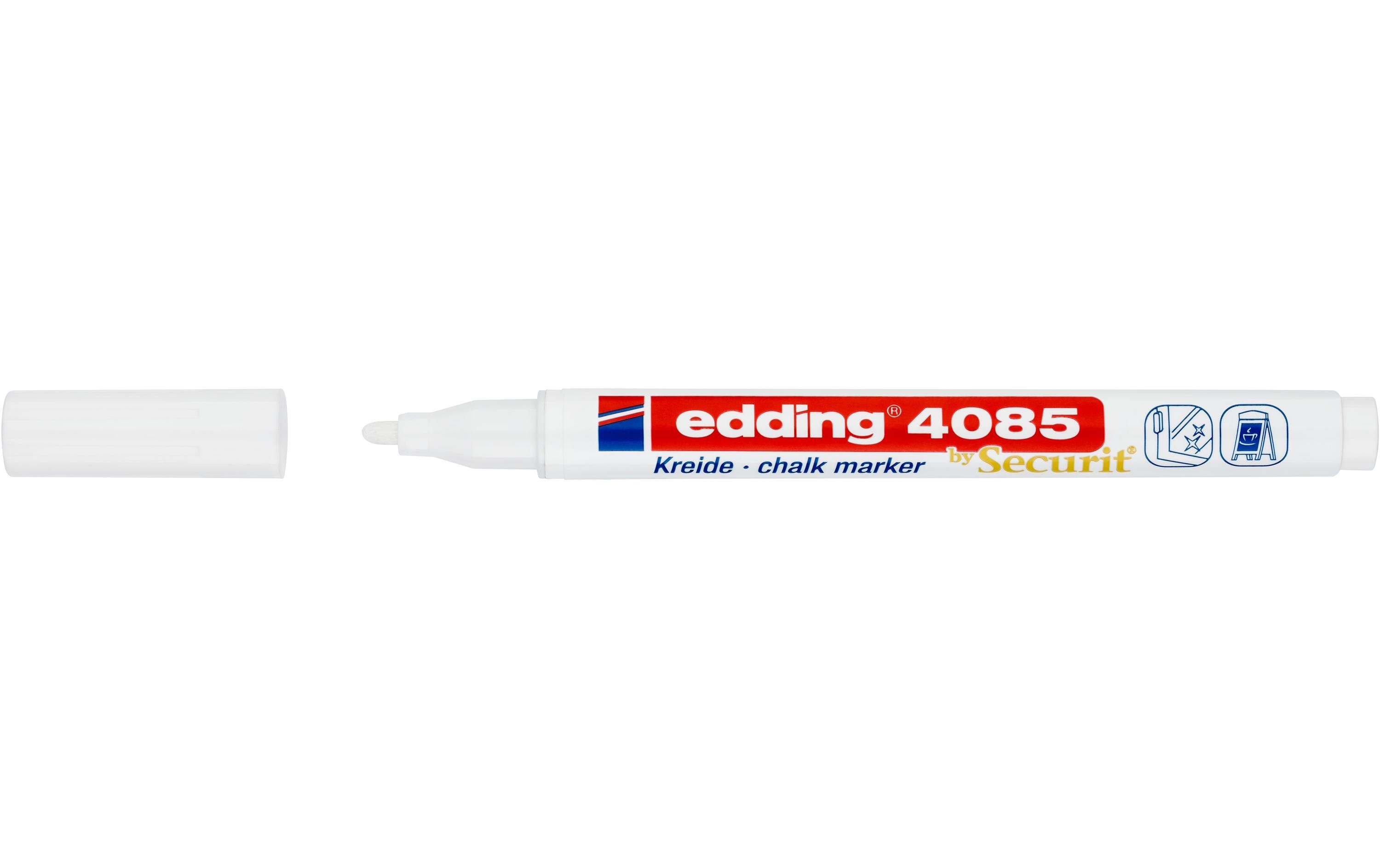 Kreidemarker 4085 WeissKreidestift für deckende Gestaltungen