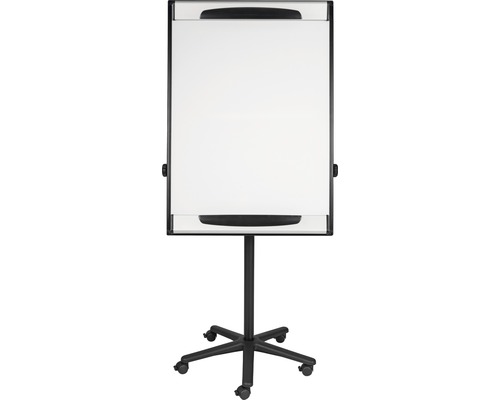 Mobiele flipchart zwart 116x81 cm