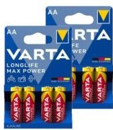 Varta Longlife Max Power AA / MN1500 / LR06 Alkaline Batterij 8 stuks