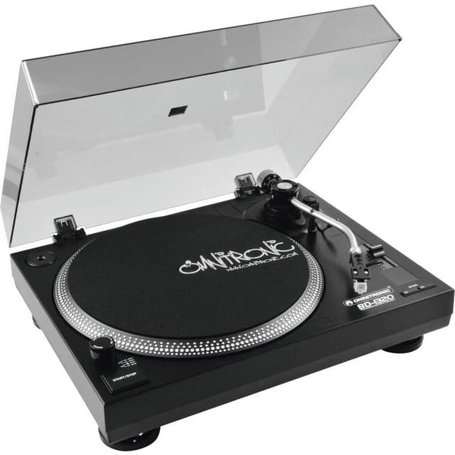 Omnitronic BD-1320 Pladespiller Remdrift Sort
