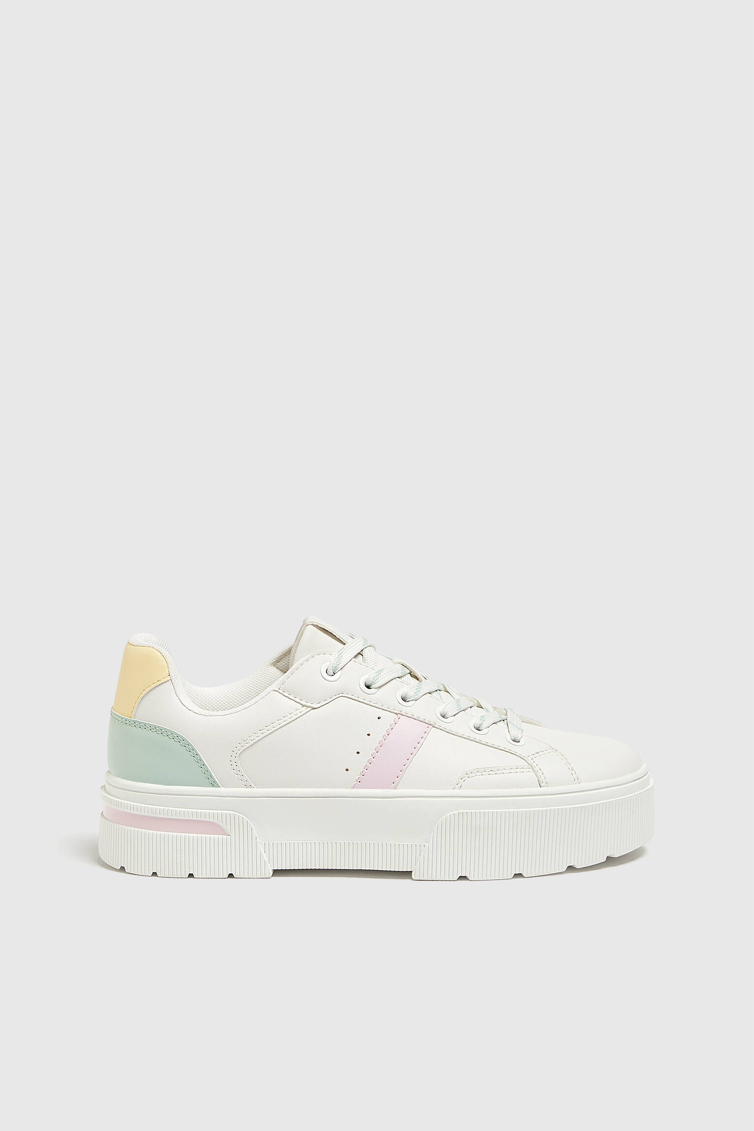 TÊNIS CASUAL COMBINADO - BRANCO