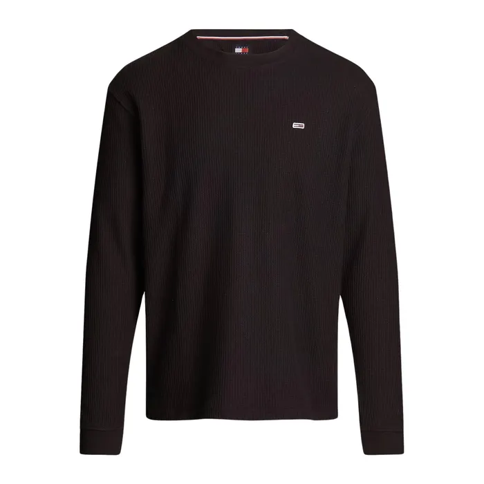 Tommy Hilfiger Regular Waffle Longsleeve Shirt Heren