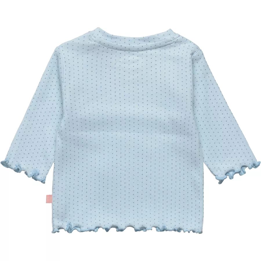 STACCATO Shirt soft blue dot gemustert