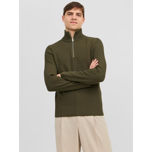 Jack&Jones Perfect Striktrøje, Grape Leaf, M
