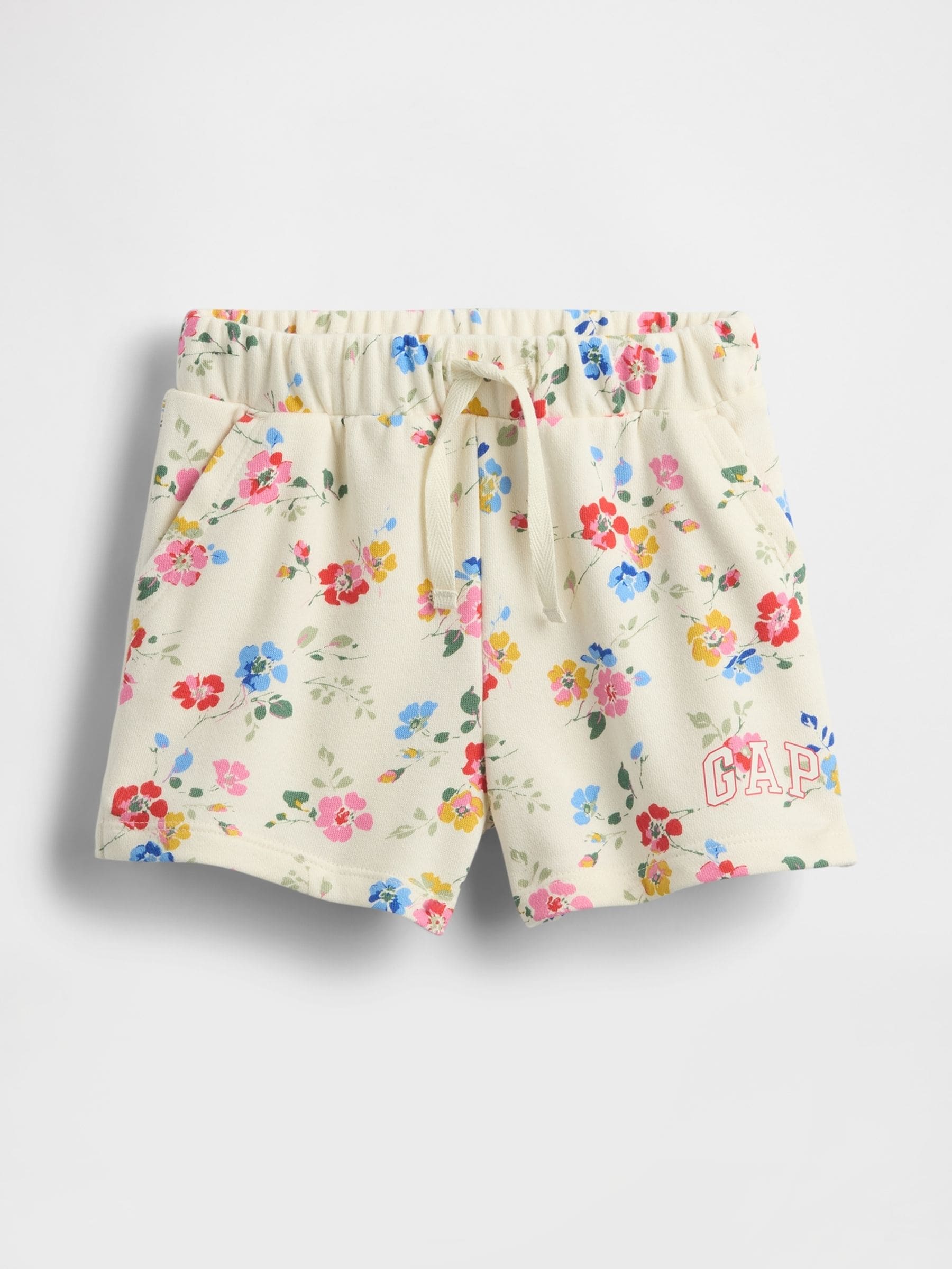 Gap logo shorts met elastische taille (6mnd -5jr)