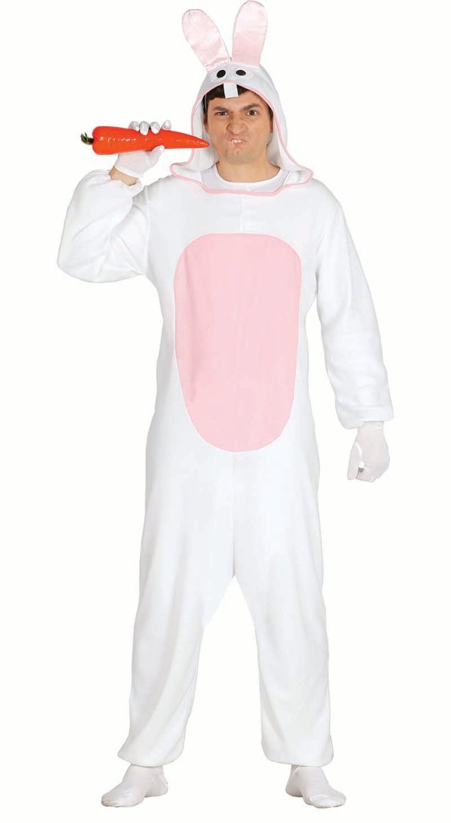 White Bunny Kostuum L