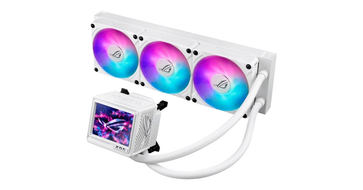 ASUSROG Ryujin III 360 ARGB Extreme White edition waterkoeling  (Wit)