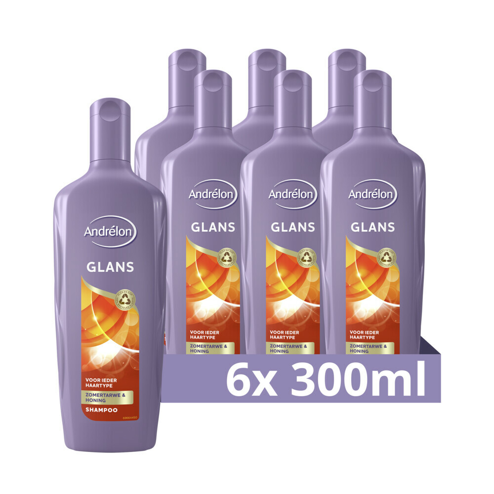 6x Andrelon Shampoo Glans300 ml