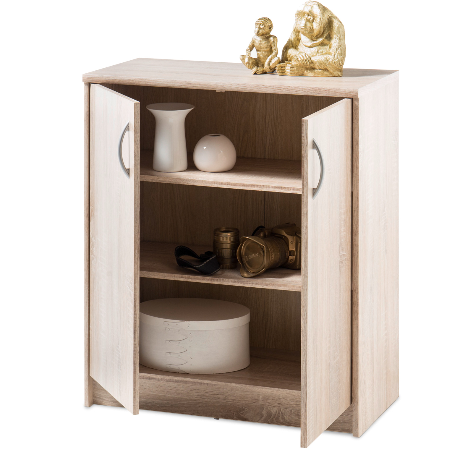 Kommode - Sonoma Eiche - 2 Türen - 74 cm