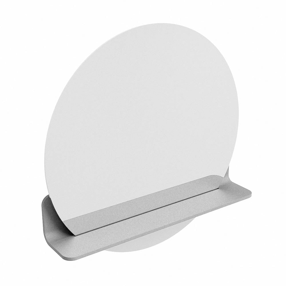Mondiaz Spot spiegel rond Ø60cm met planchet plata