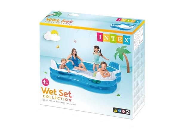 Intex Wet Set - Svømmebasseng - 990 L