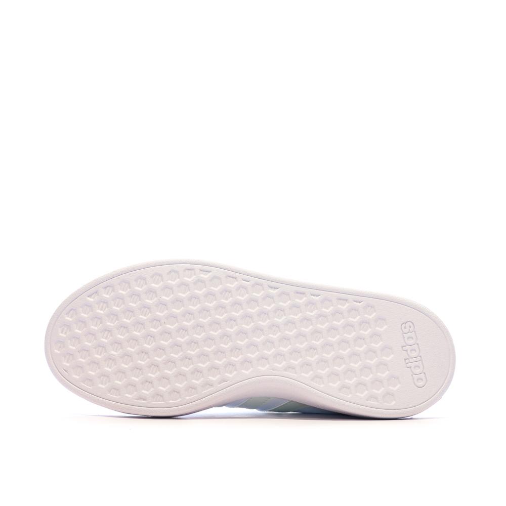 Adidas Baskets Blanc/Vert Femme Adidas Grand Court Base 2.0
