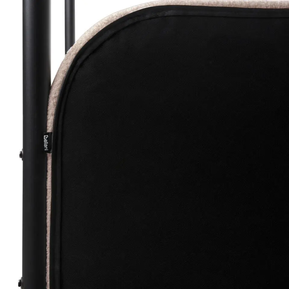DANNEMOIS - Tweepersoonsbed - Taupe - 140x200 cm - Bouclé