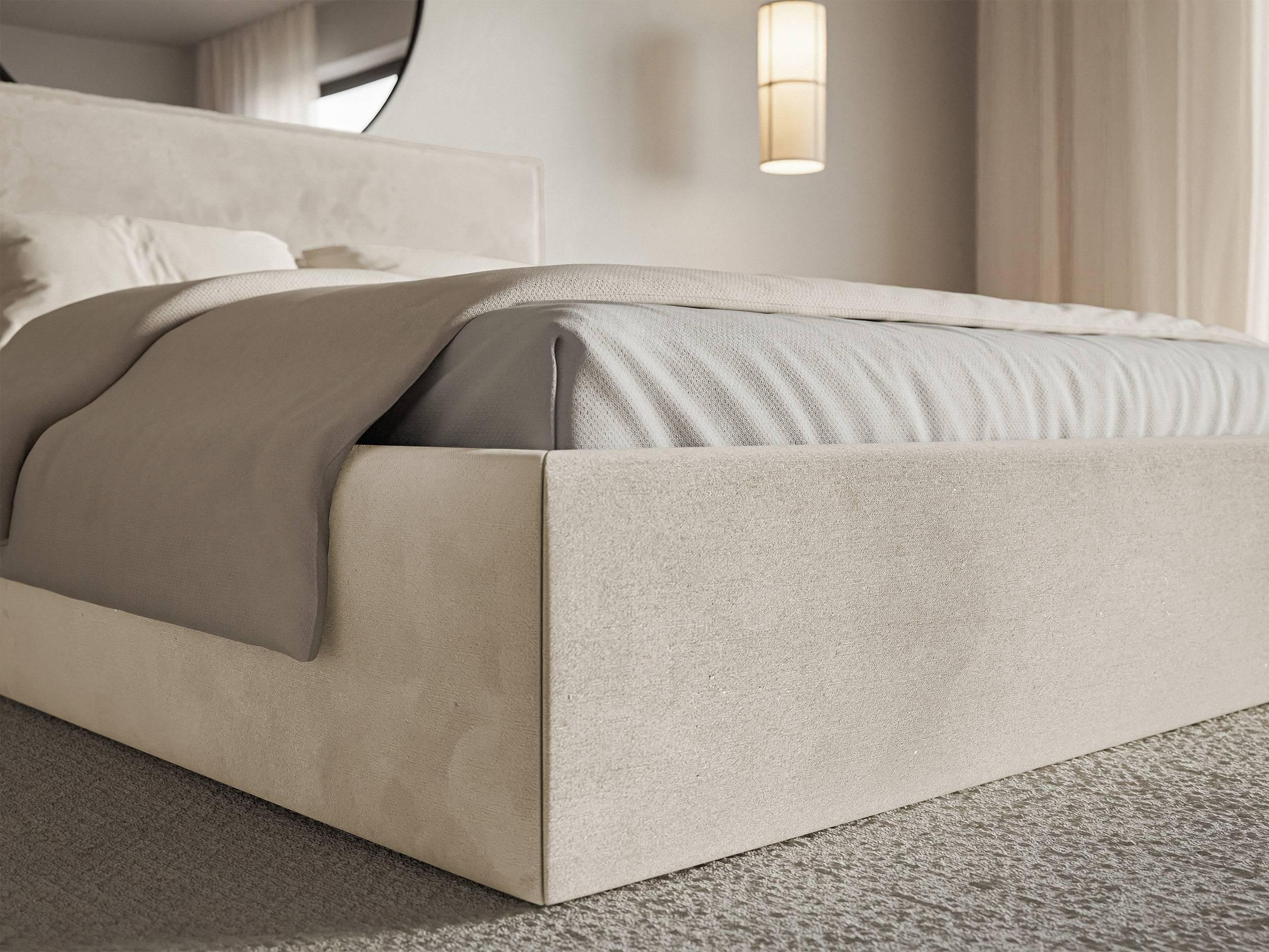 NADUVI Collection Bedframe Esmay velvet 200 x 200 cm