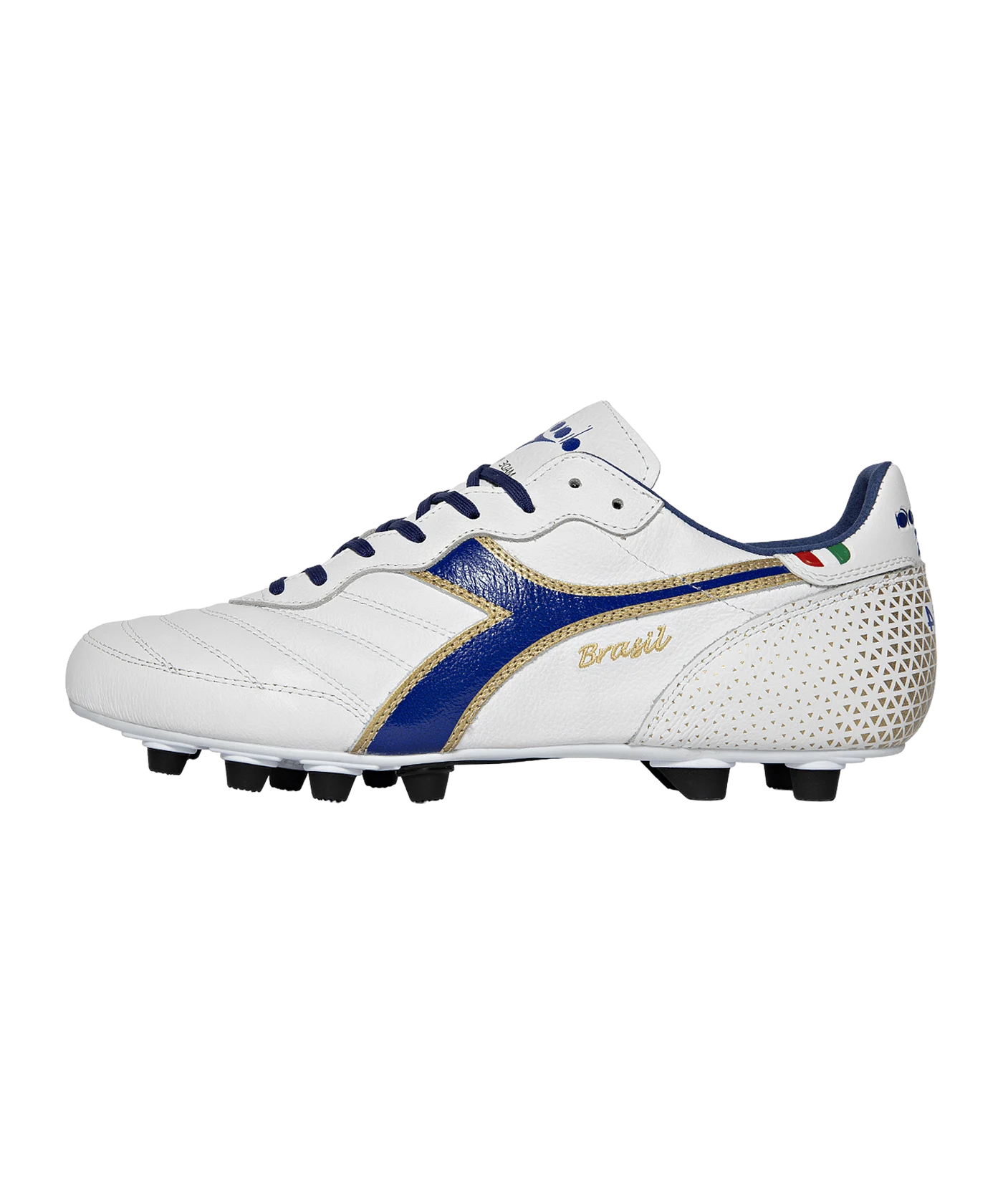 Diadora Brasil Made in Italy OG FG Weiss Blau Gold FD0953