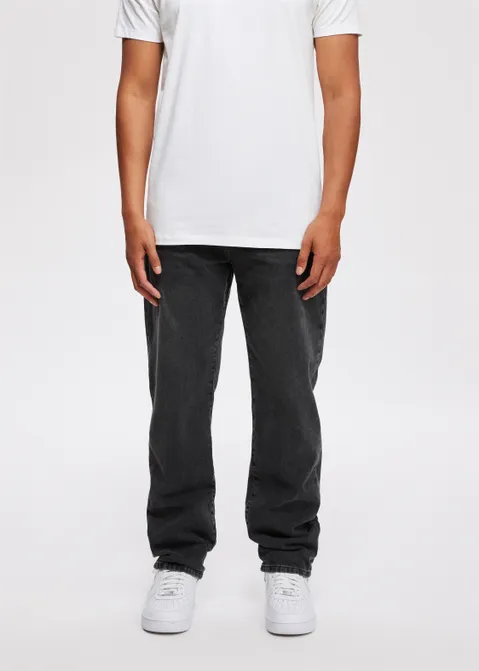 Dash straight jeans zwart (ZW.USED)