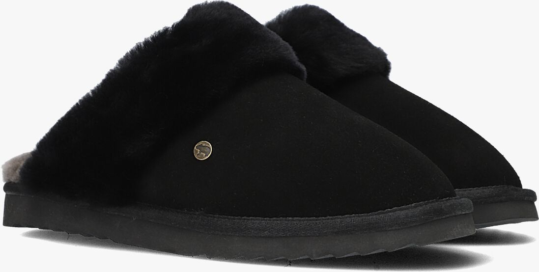 WARMBAT zwarte warmbat pantoffels flurry