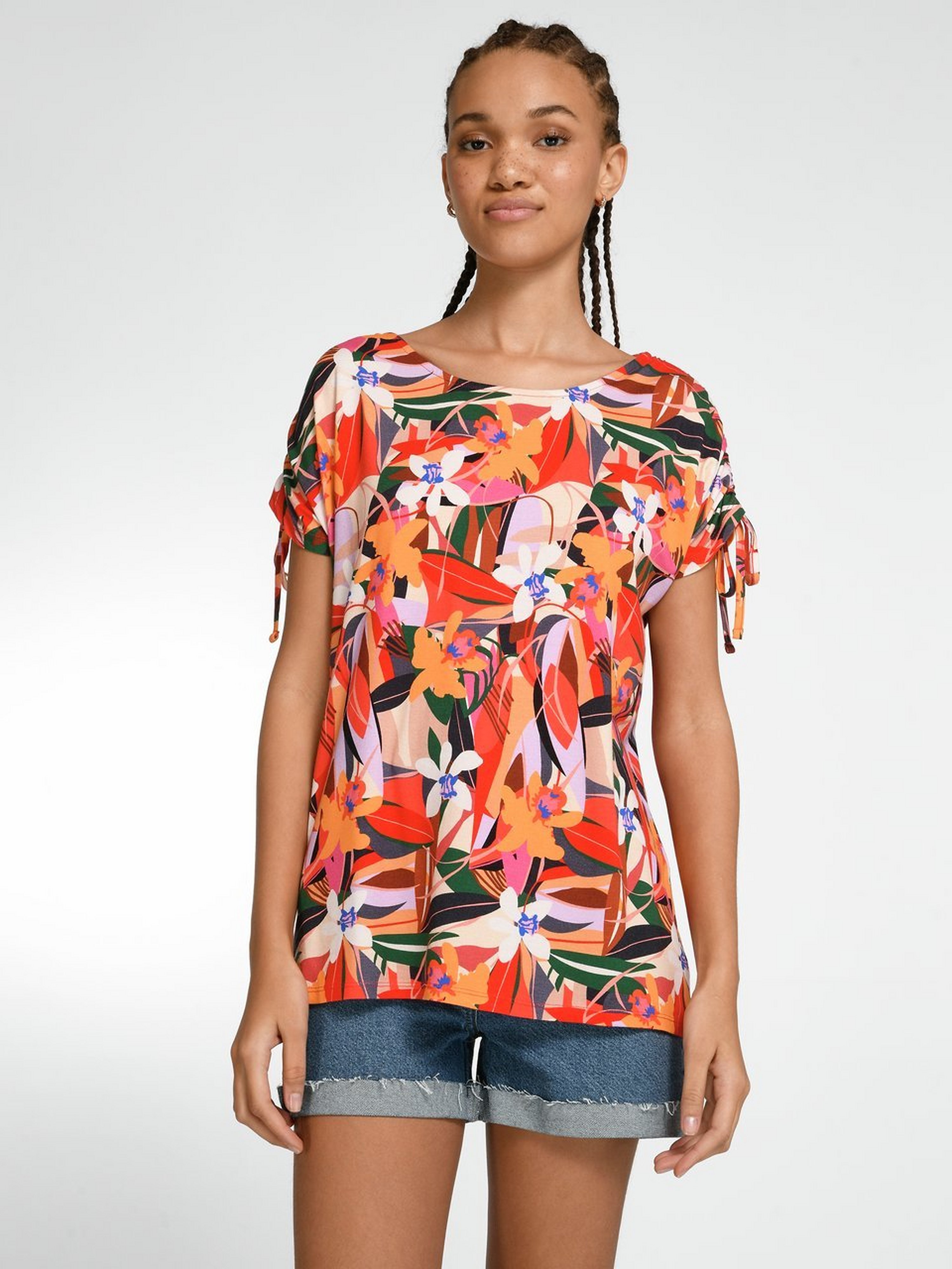Rundhals-Shirt