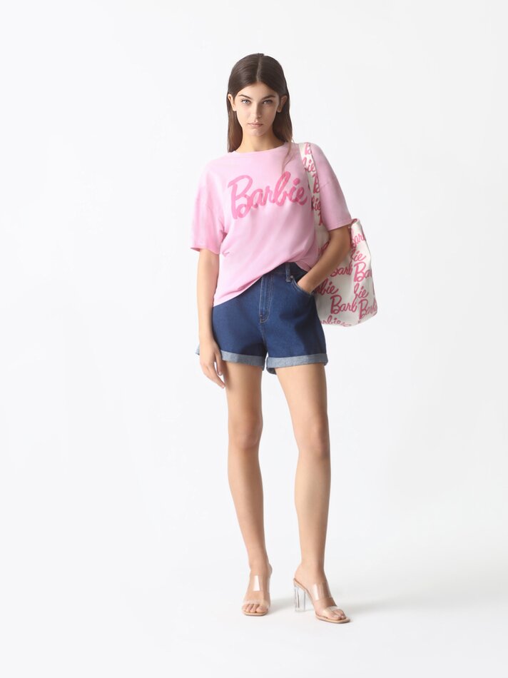 Camiseta Barbie - Rosa