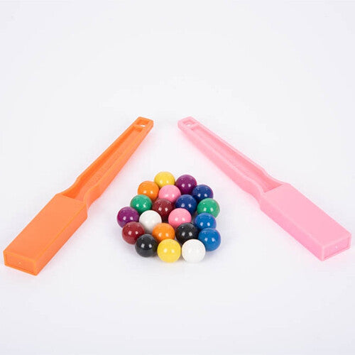 Shaw magnets twee magneetstaven met knikkers
