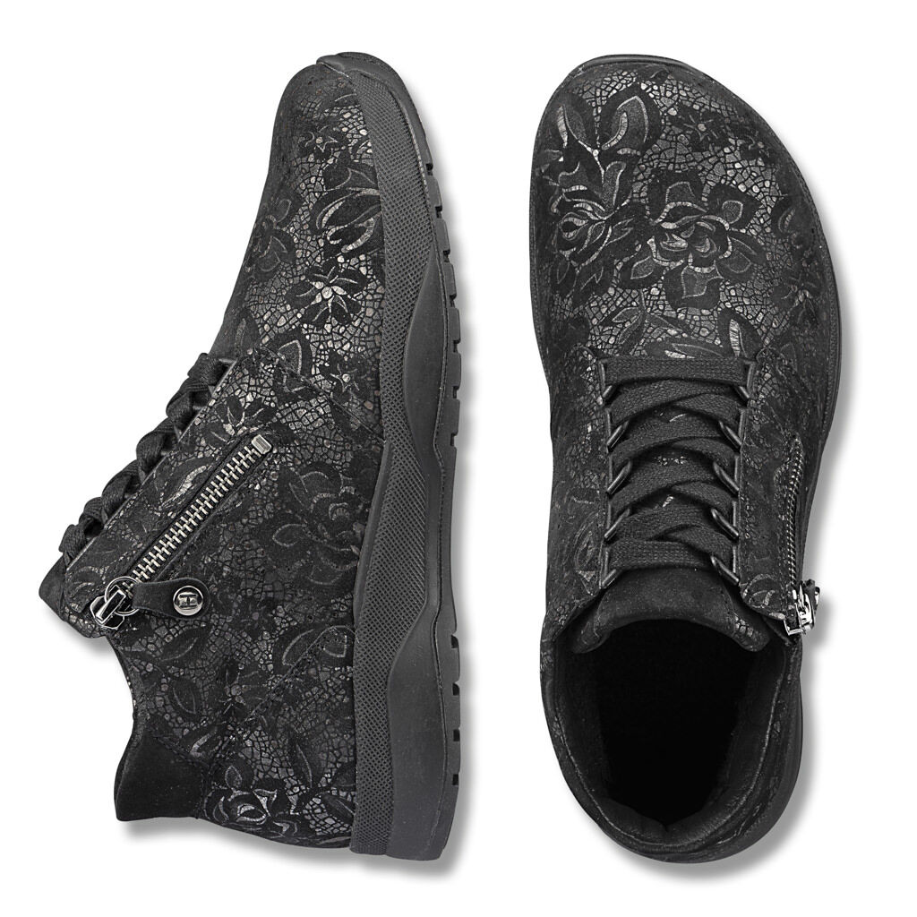 DAMEN - Schnürstiefelette VESIMA schwarz