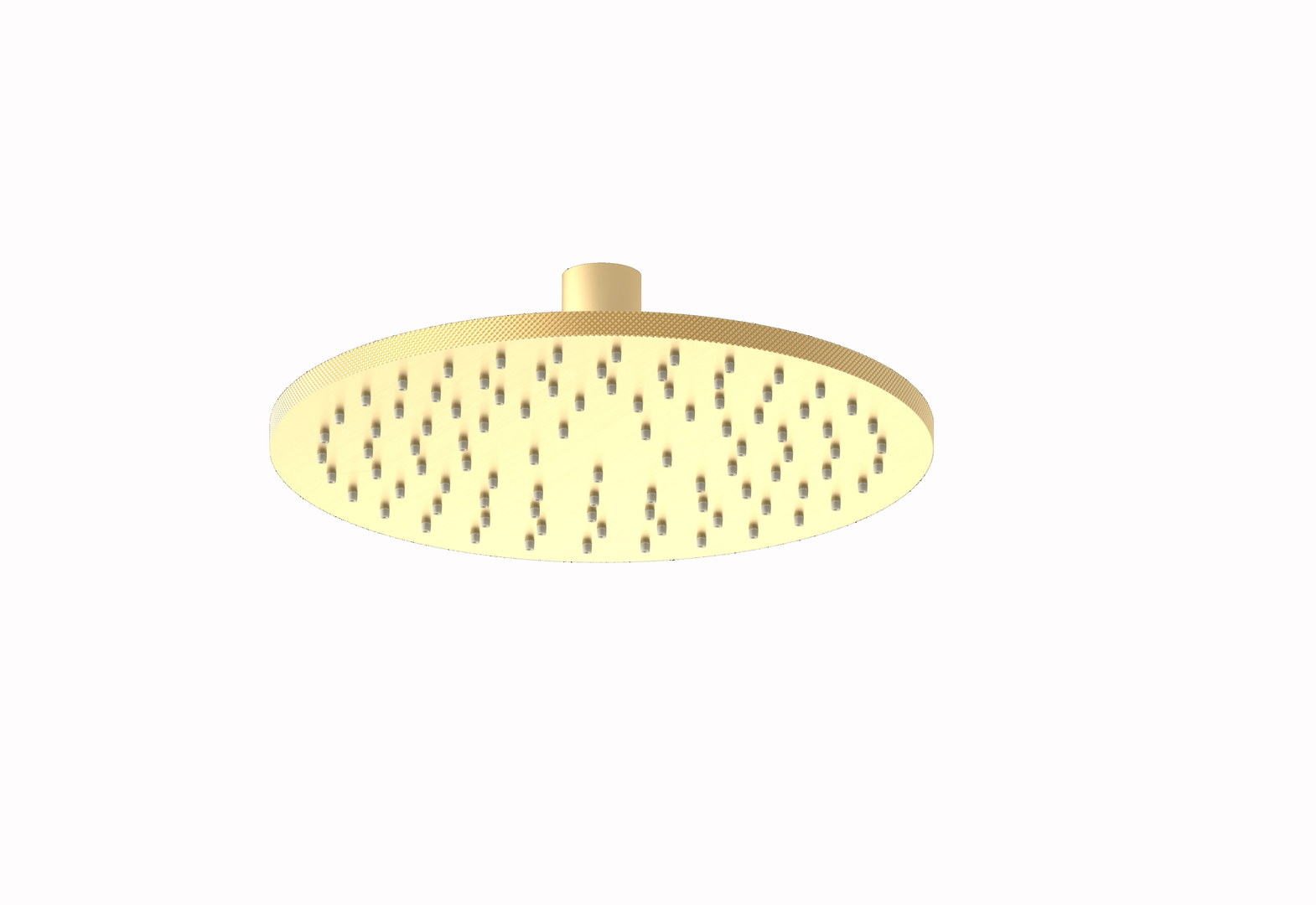 Plieger Roma hoofddouche 20cm geborsteld goud