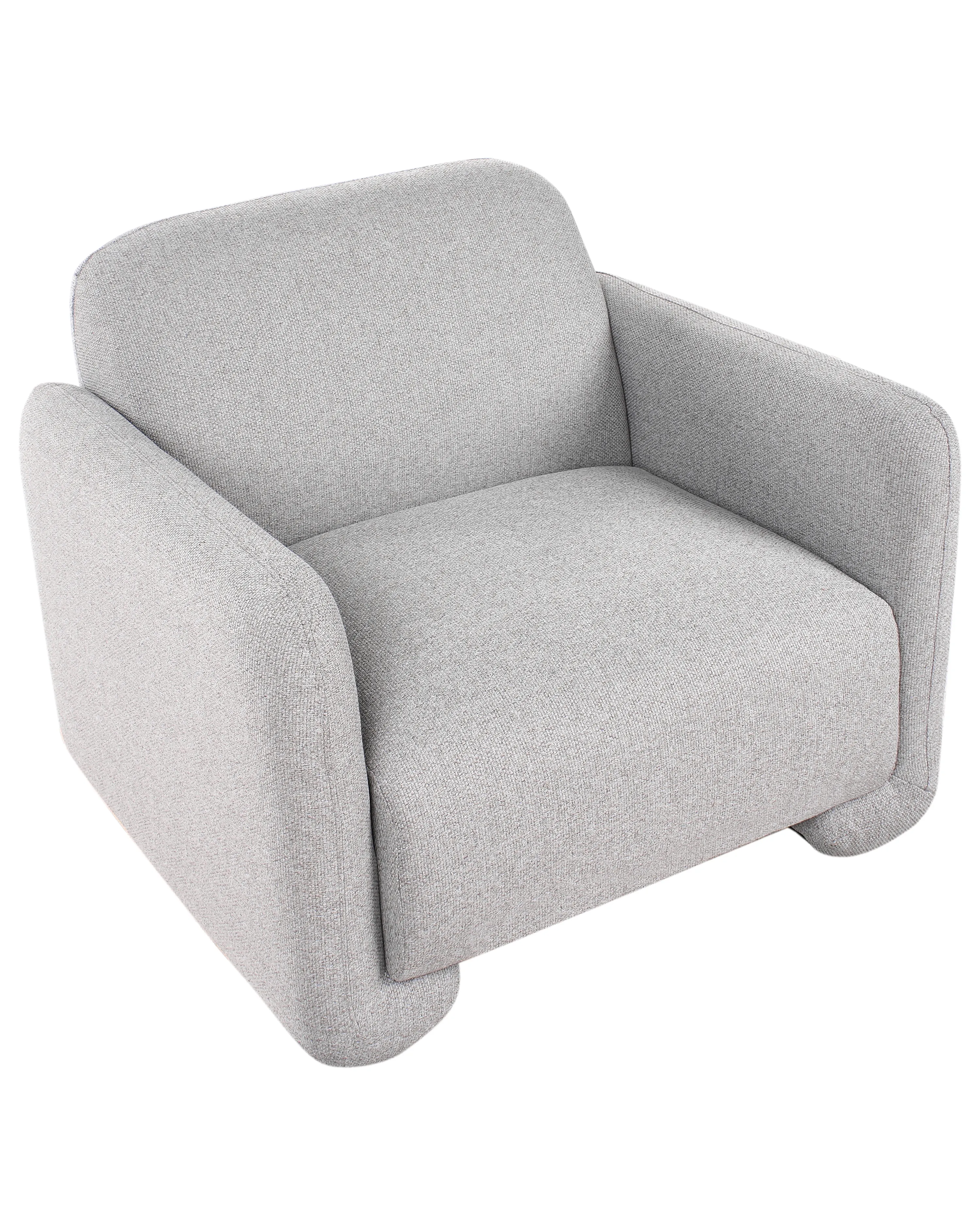 Fauteuil SALAND Stof Grijs