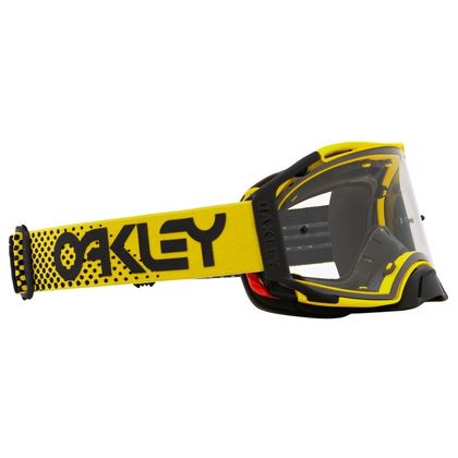Masque cross Oakley AIRBRAKE MX MOTO YELLOW ECRAN CLAIR 2024 - Jaune