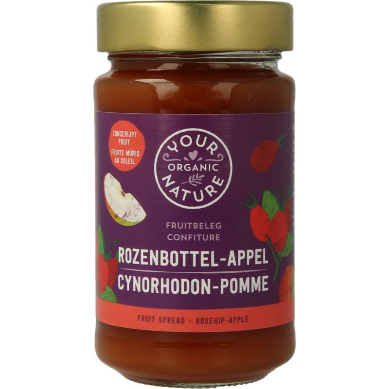 Your Organic Nature Fruit beleg rozenbottel bio (250 gr)