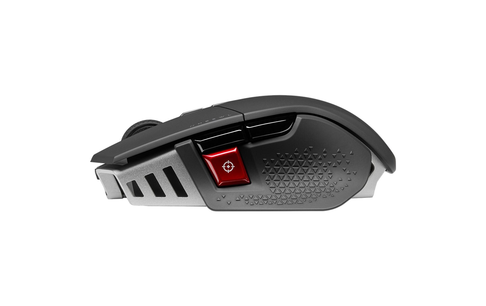 Gaming-Maus M65 RGB Ultra Wireless Schwarz<br>Kabellose Gaming-Mouse mit geringem Eigengewicht und programmierbaren Tasten, speziell konzipiert für FPS-Spiele