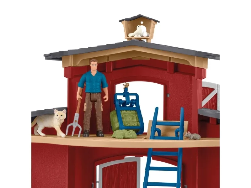 Schleich Red Barn with Animals and Accessories