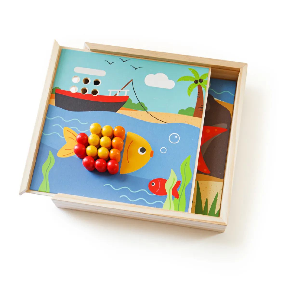 Bigjigs Toys Peg de Bord de Mer Puzzle Bois