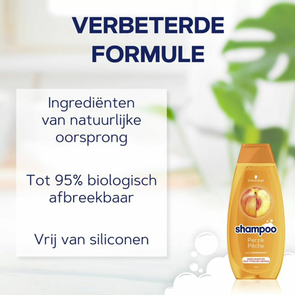 5x Schwarzkopf Perzik Shampoo400 ml