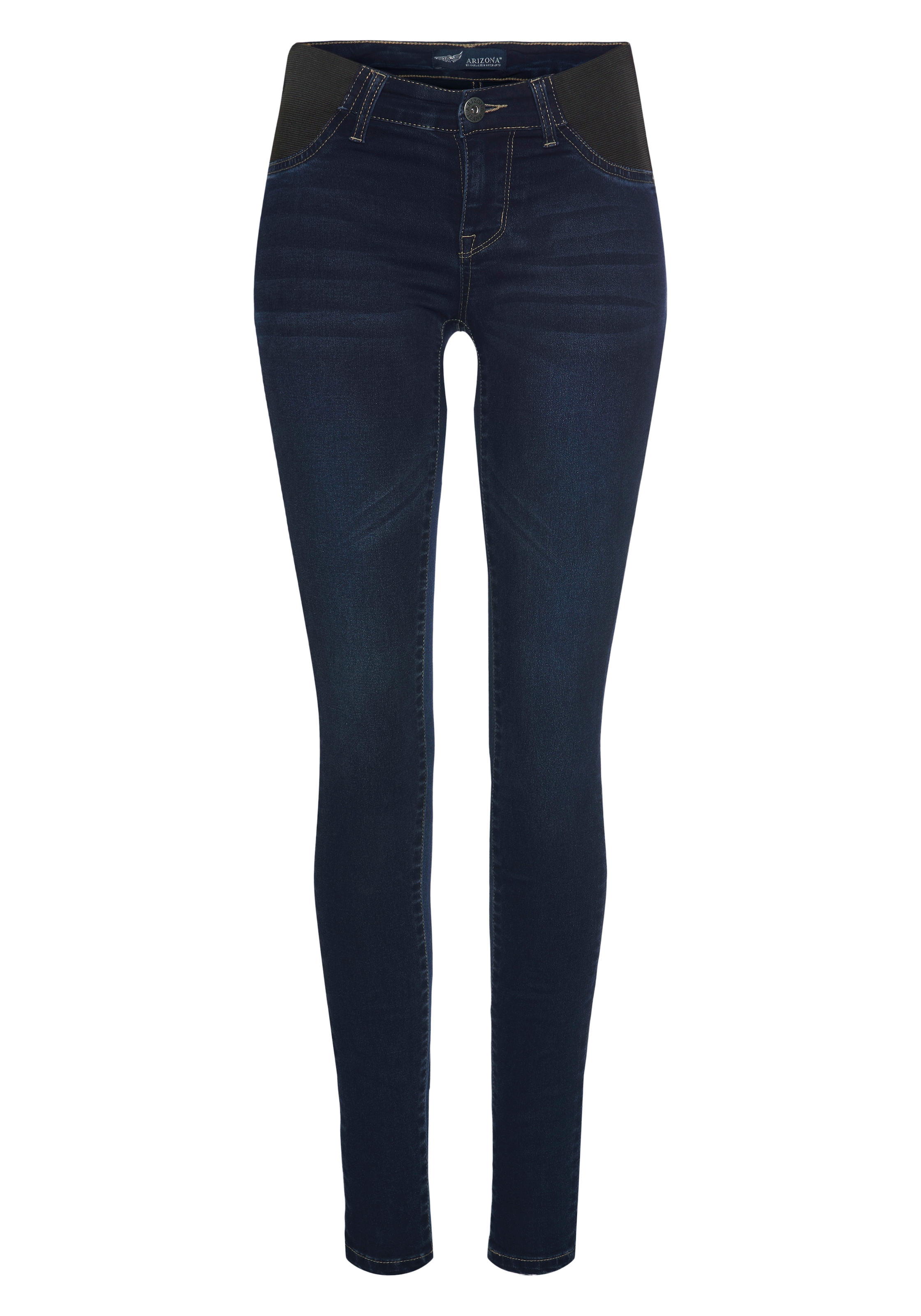Arizona Skinny-fit-Jeans »Ultra Stretch«, skinny-fit,  mit Used-Look-Crinkles,  niedrige Leibhöhe