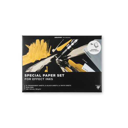 MOLOTOW™ SPECIAL PAPER PAD FÜR EFFEKTTINTEN, Sortiment