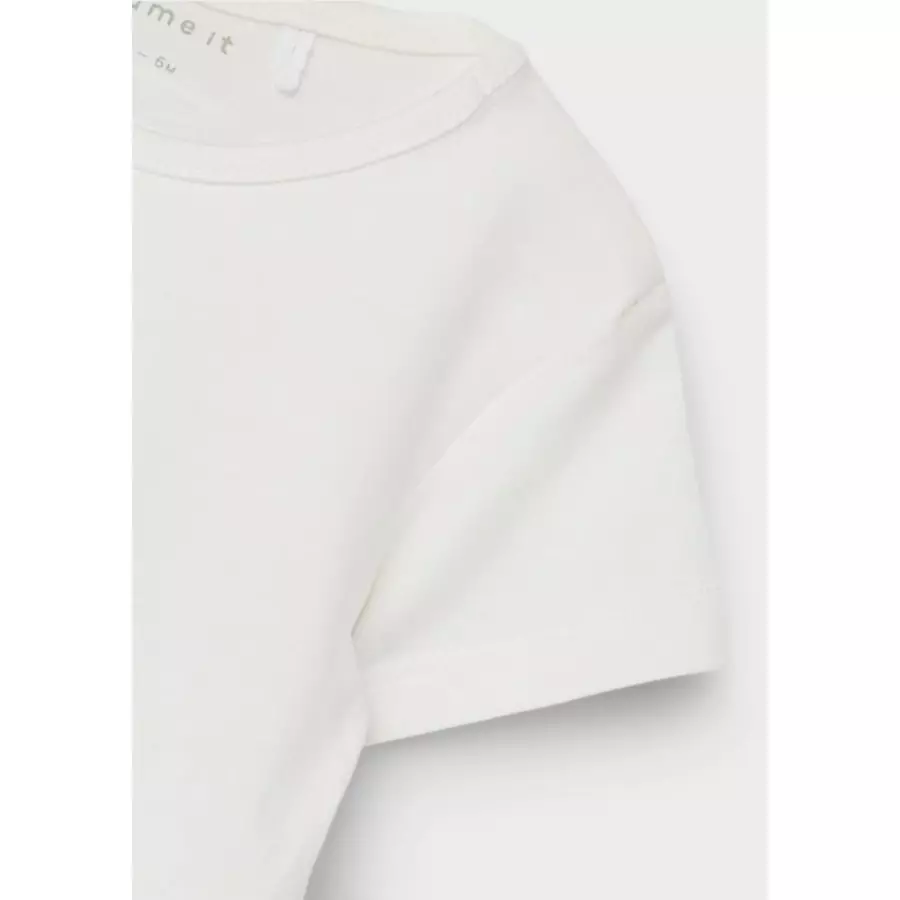 name it T-Shirt Nbfjutta White Alyssum