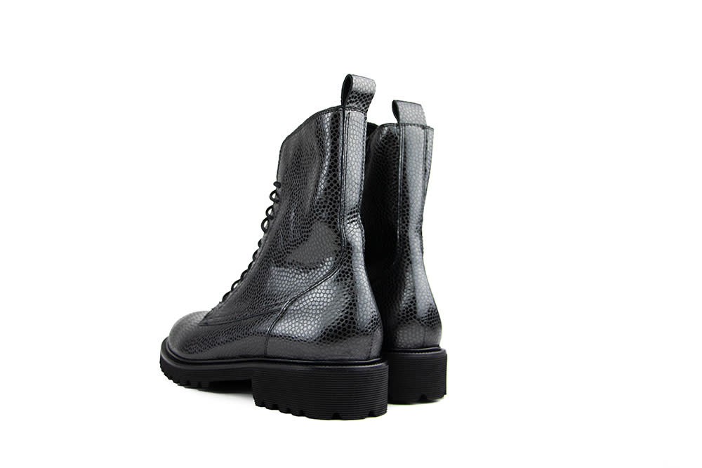 Durea Veterboot Zwart Print H