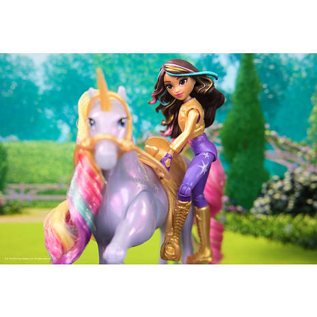 Unicorn academy Sophia & Light Magic Wildstar dukke og hest