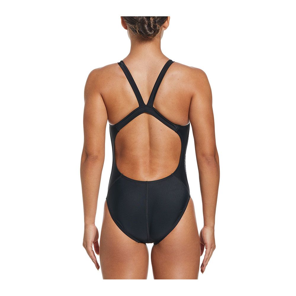 Nike Swim FASTBACK - Maillot de bain 1 pièce Femme black